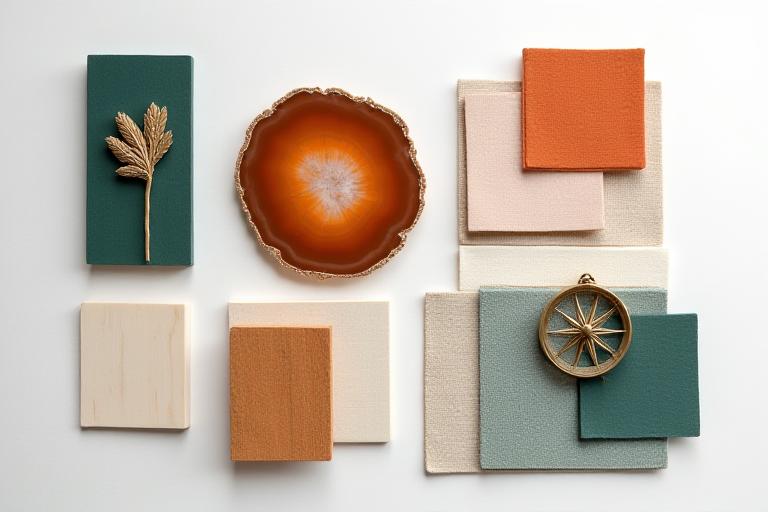 Sampel material interior mineral dan batuan agate