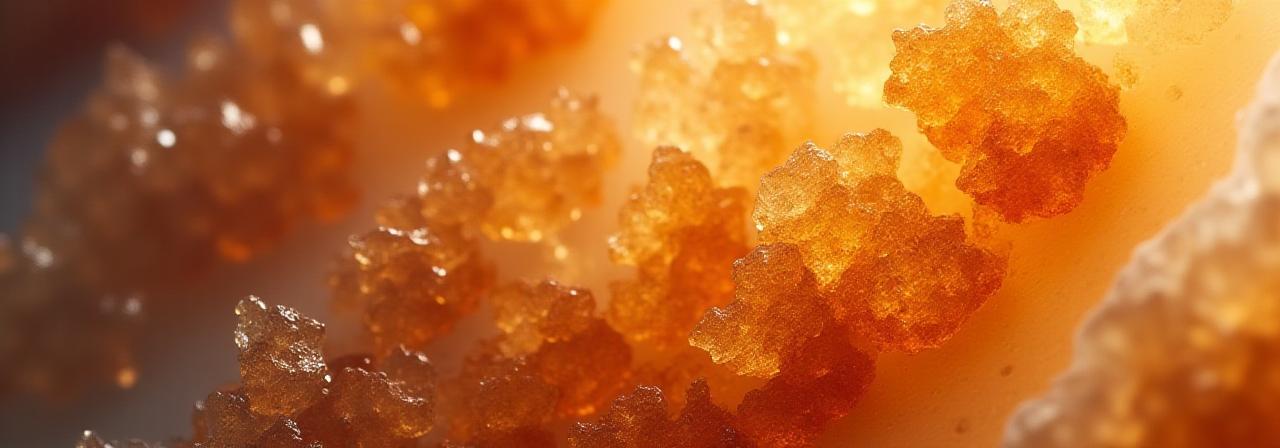 Detail tekstur mineral Agate sebagai inspirasi desain kami